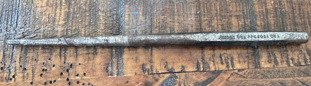 Vtg Snap-On Tools PPC905A 5/32" Tapered Punch Pin 8"
